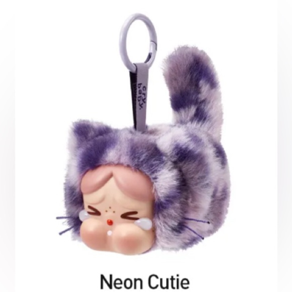 Pop Mart CRYBABY Wild but Cutie Series - Vinyl Plush Pendant-Neon Cutie